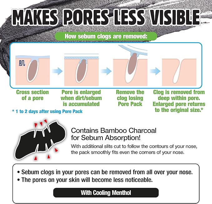 Bioré – Tiras Limpadoras de Poros para Nariz (Tipo Preto) 10 unid.