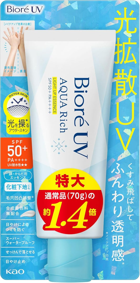 Bioré UV Aqua Rich – Light Up Essence (100 g) SPF 50